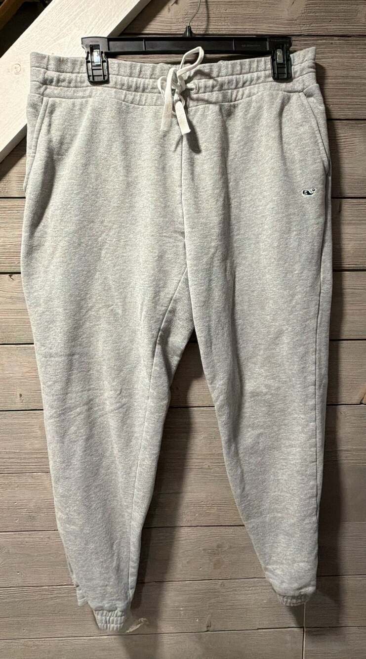 Vineyard Vines Sweatpants Size M Gray Drawstring Joggers